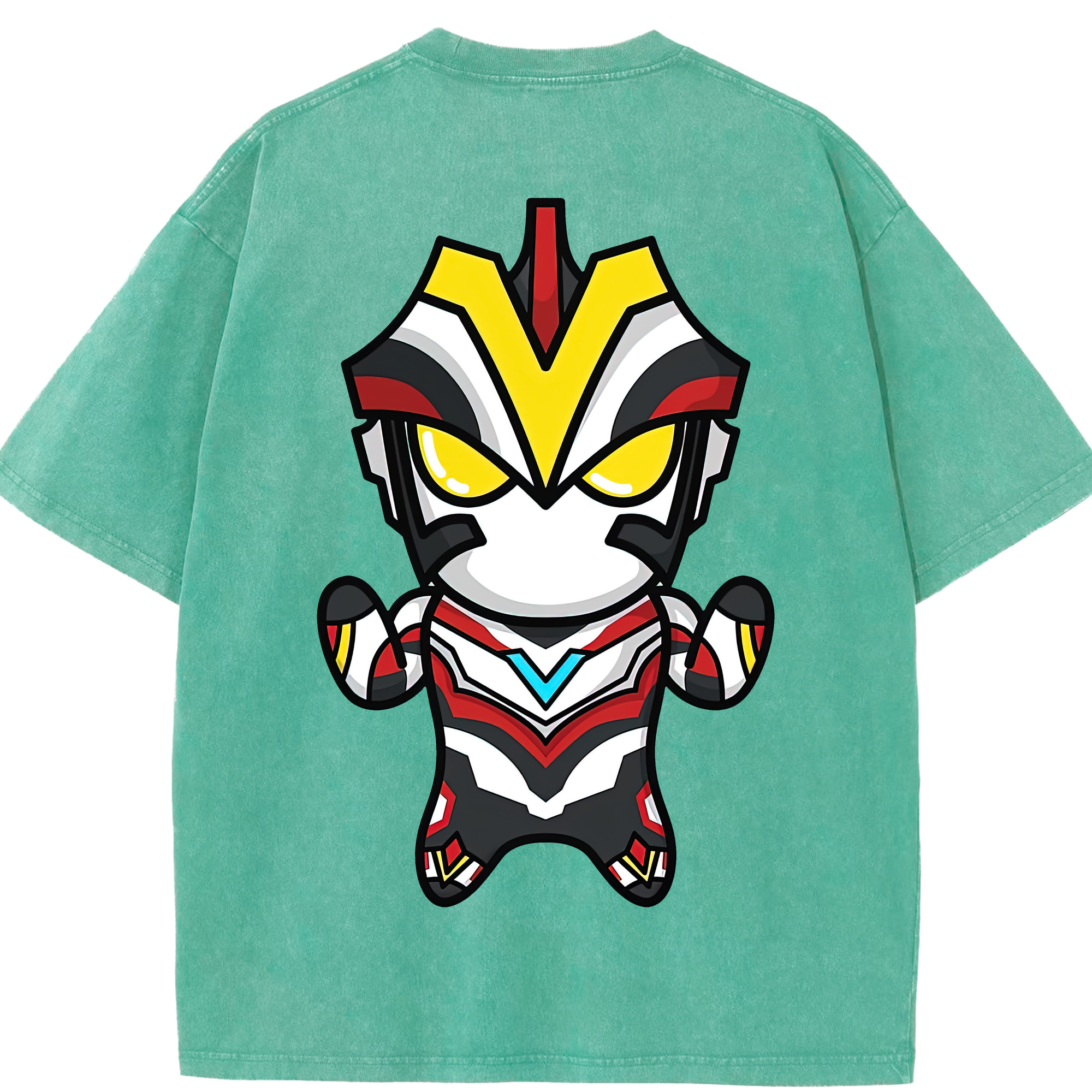 （画像用） ウルトラマン Ultraman 綿100% ヴィンテージ風 半袖Tシャツ（背面プリント）